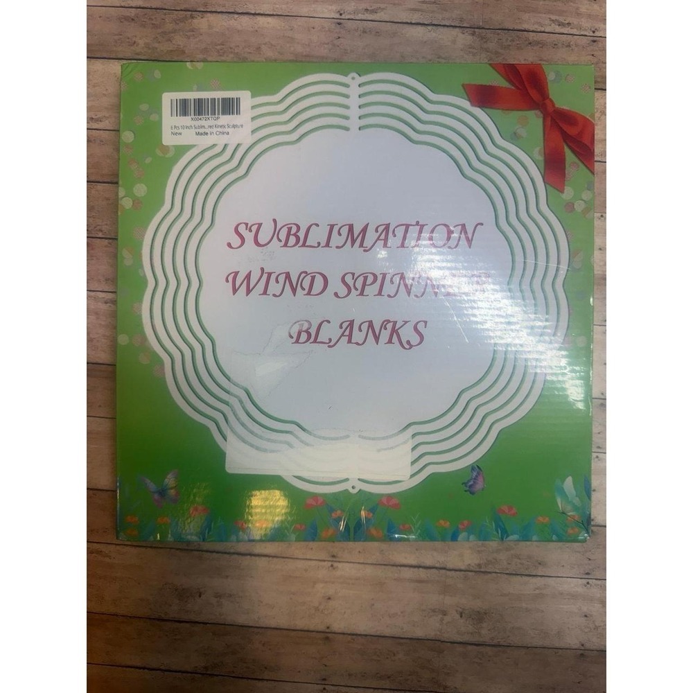 Sublimation Wind Spinner Blanks 10 Inch Kinetic Sculpture